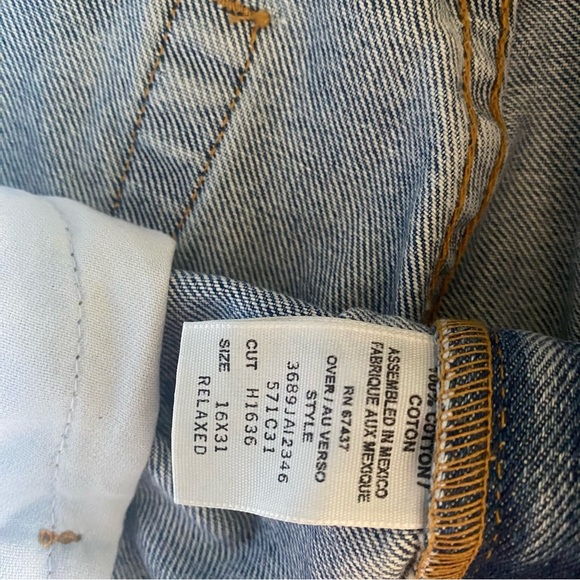 NWT Polo Jeans Company Ralph Lauren Relaxed Tapered Leg High Waist Womens 16 - Picture 4 of 4